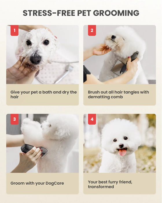 PC03 Dog Hair Clipper Pet Hair Trimmer Puppy Grooming Electric Shaver Set Cat Accessories